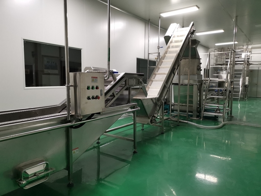 Fresh Apple Puree Fruit Processing Line 2 Tons / Hour