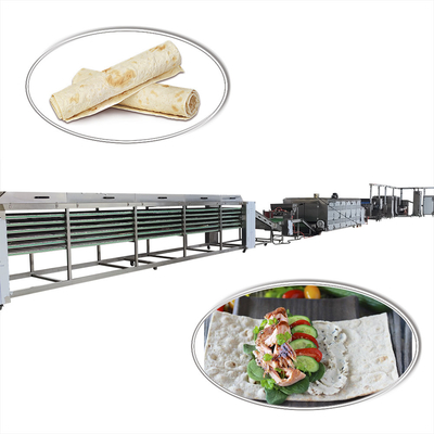 Hourly Output Of 8000-10000 And Energy Efficiency Lavash Baking Machine Lavash Production Line