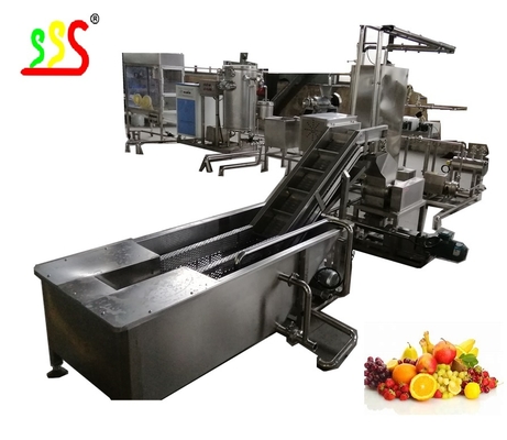 Efficient PLC Control Tomato Paste Processing Line For Fresh Tomato 150kw Power