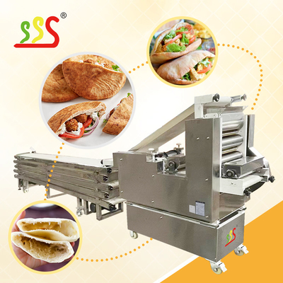 High Capacity 20-45cm Pie Crust Machine For 600-1000pcs/h Production