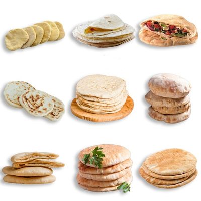 Silver Commercial Tortilla Machine BP-500 Diameter 45 Cm Customized Size