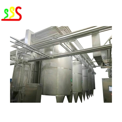 3000 Bottles / Hour Automatic Orange Juice Processing Line High Quality