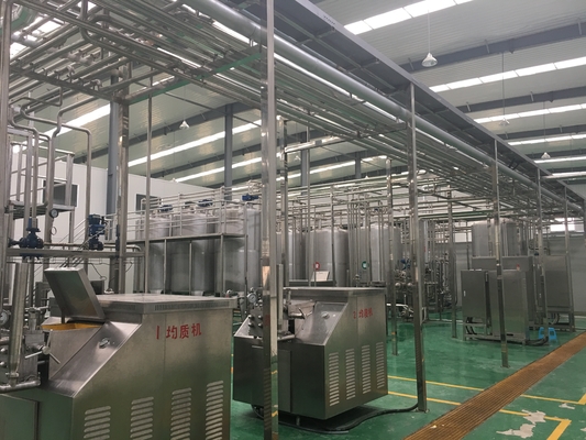 Mini Capacity Drinks Dairy Milk Processing Plant Full Automatic