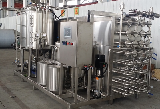 Aseptic Casing UHT Sterilizer Machine 1.2 Ton Per Hour