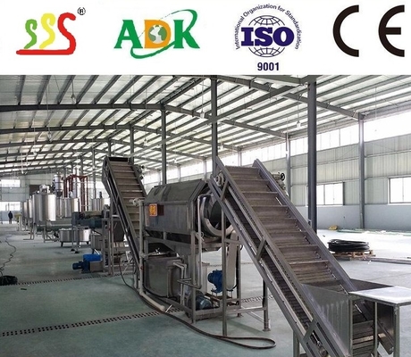 5t/h Fruit Vegetable Processing Line With  Processing Material After-Sales Service Provided