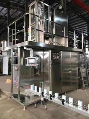 Aseptic Carton Filling  Vertical Packing Machine With PLC Touch Screen