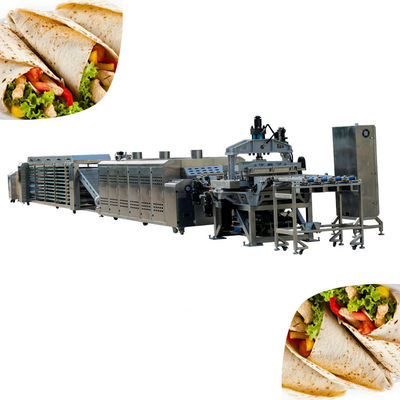 High Capacity 304 Stainless Steel Mexico Flour Tortilla Roti Production Line