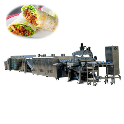 6000pcs/h Lavash Production Line , 200g Tortilla Bread Making Machine