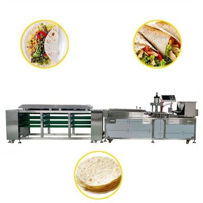 Two Heads 500pcs/h  Industrial Tortilla Making Machine