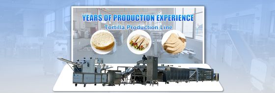 Gas Heating 3600pcs/h  12 inch Tortilla Production Line Chinese Supplier