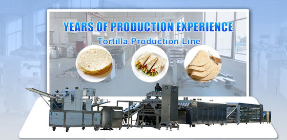 900pcs/h 22kw Commercial Tortilla Making Machine