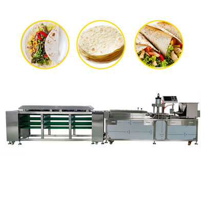 Adjustable 1500pcs/H Arabic Bread Production Line With Two Heads