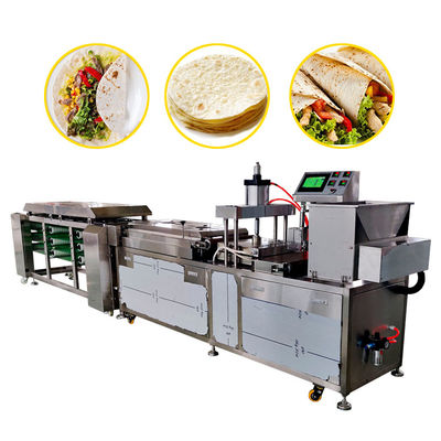 Hot Pressing 1400pcs/h Arabic Bread Production Line