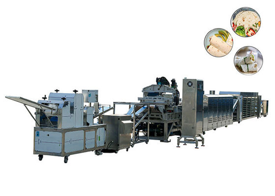 PLC Core 8' 12' 20Inch Electric Corn Tortilla Machine Production Line