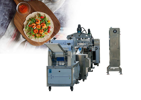 PLC Core 380v Corn Pizza Pita Machine Production Line Automatic