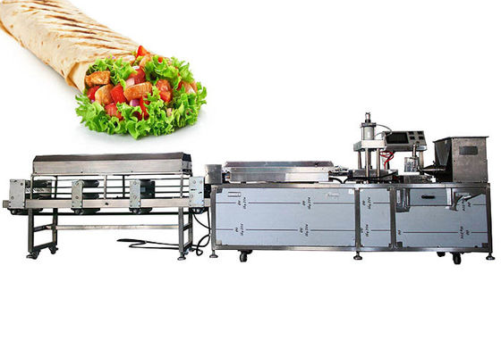 800 Pcs/HAutomatic Industrial Tortilla Production Line Small Size