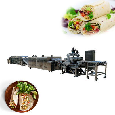 PLC Core Automatic Corn Tortilla Making Machine 250kg/H CE ISO9001