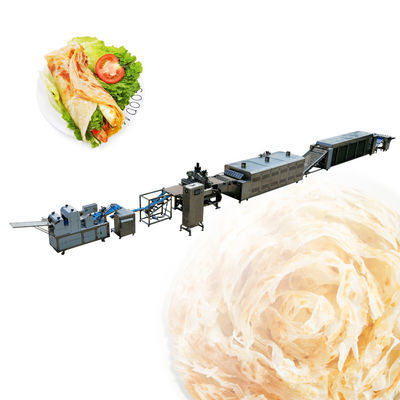 8 - 50cm Roller Tortilla Production Line With Alloy Steel