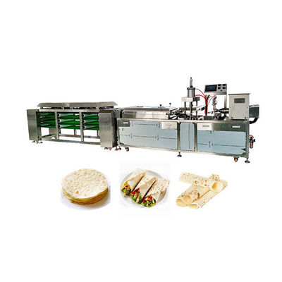 304 Stainless Automatic Flat Bread Tortilla Bread Machine 1400pcs/Hour