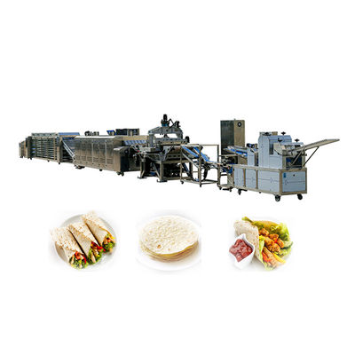 Dough Chapati  Electric Tortilla Press Machine PLC Control 100kg/H
