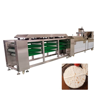 Hydraulic Electric Chapati Roti Tortilla Production Line PLC Control