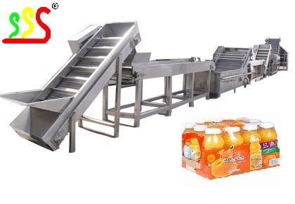 2t/H Mango Juice Processing Machine 300 - 500ml Bottle Packing