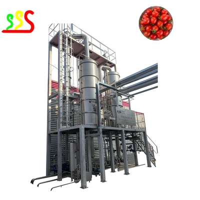 Raw Tomato Ketchup Production Line 6.5 Tons Per Hour Automatic